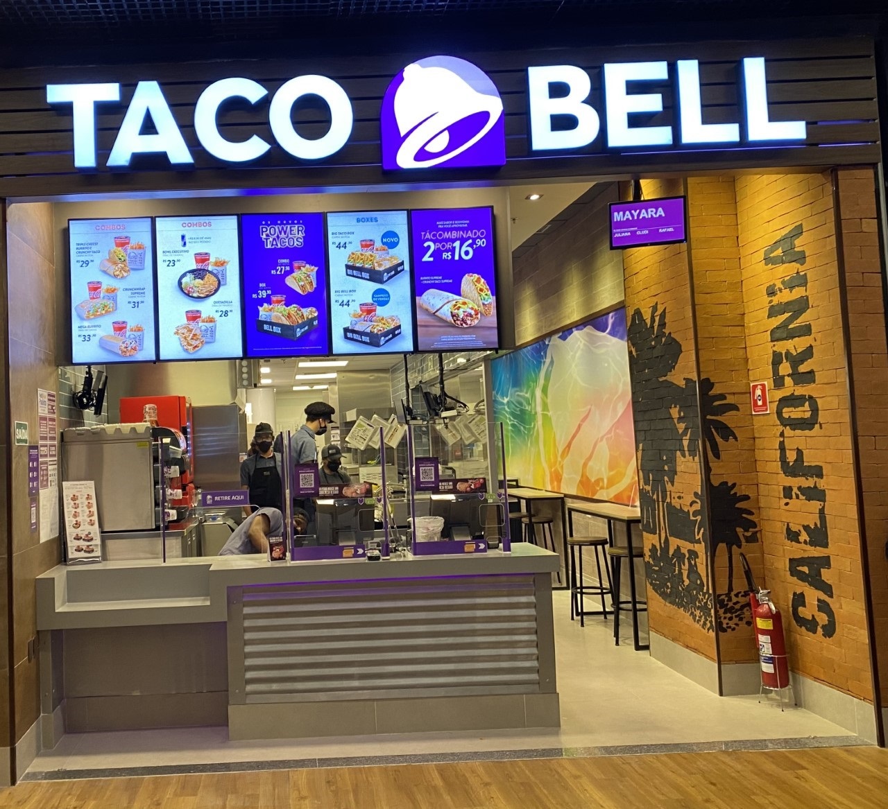 Taco Bell chega ao Parque da Cidade, em São Paulo Mapa das Franquias