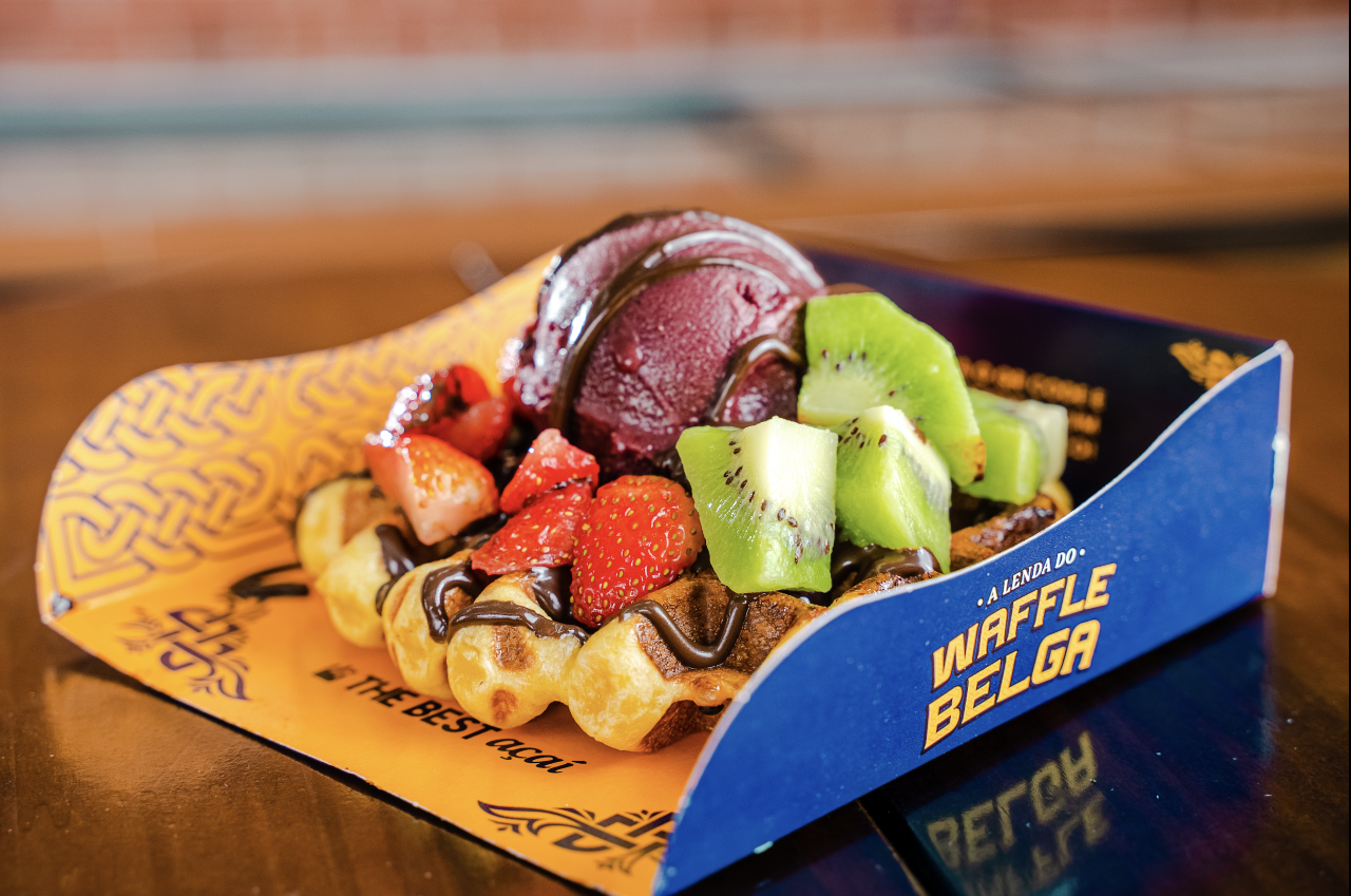 The Best Açaí lança waffle para ser recheado pelos clientes e pretende